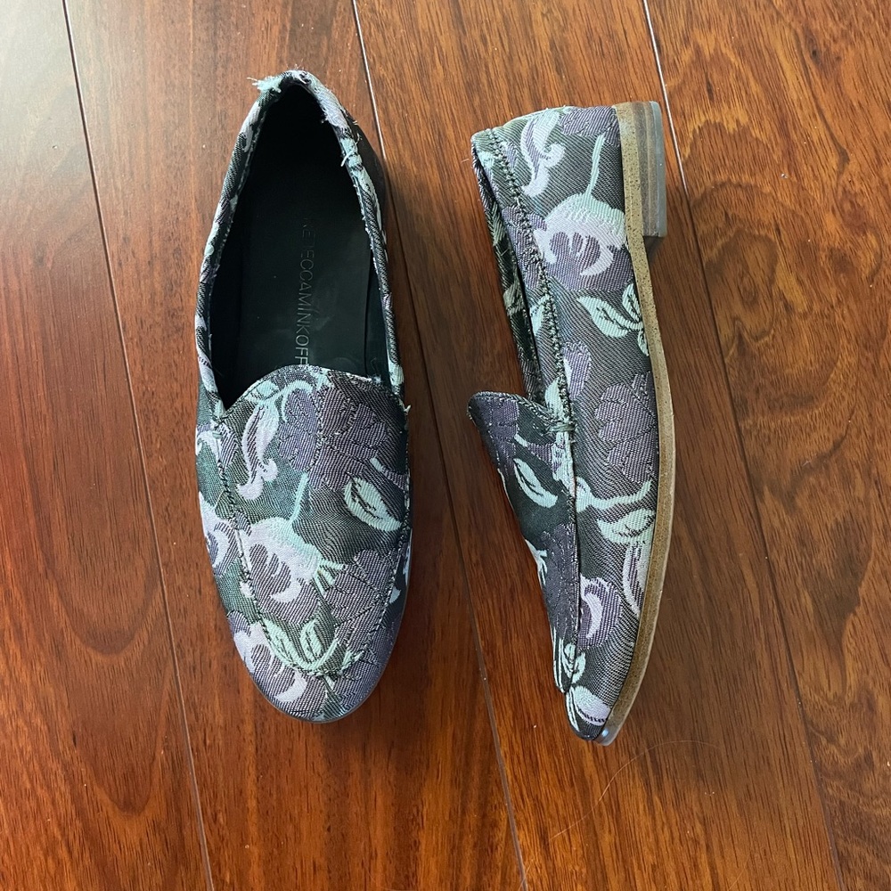 Rebecca Minkoff Dylan Flora Jacquard Loafer Size 6